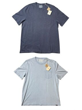 (2) FAHERTY Sunwashed Pocket Tees size XL